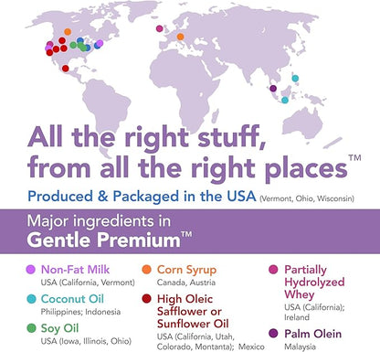 Amazon Brand - Mama Bear Gentle Premium Baby Formula Powder, DHA for Brain Support, Gentle Immune Blend 6, 2'FL HMO, For Fusiness, Crying & Gas, 21.5 oz, 1.34 pound (Pack of 1)