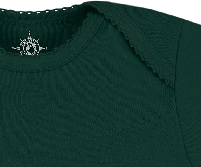 Creative Knitwear College Baby Picot Bodysuit Dress - Team Logo, Multiple Colors, for Baby Girls (0-24 Months)