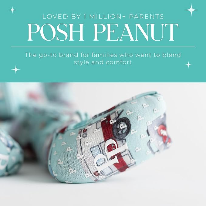 Posh Peanut Convertible Baby Sleepers - Girls Footless Baby Pajamas with 2 Way Zipper for Easy Diaper Changes