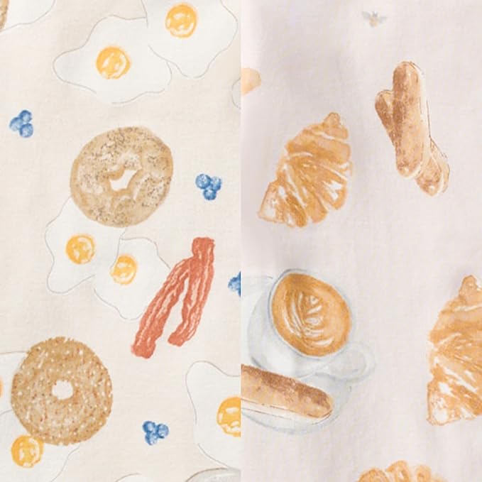 Burt's Bees Baby baby-boys Sleeper Pjs, 100% Organic Cotton, One-piece Footie, Zip Up Jumpsuit, Snug Fit Pajamas