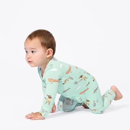 Bellabu Bear Convertible Footies for Baby Boys & Baby Girls, Family Matching Pajamas, Rayon from Bamboo