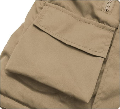 Winter Kids Boys Snow Coats Black Puffer Jacket Hooded Clothes Fleece-Lined Wear