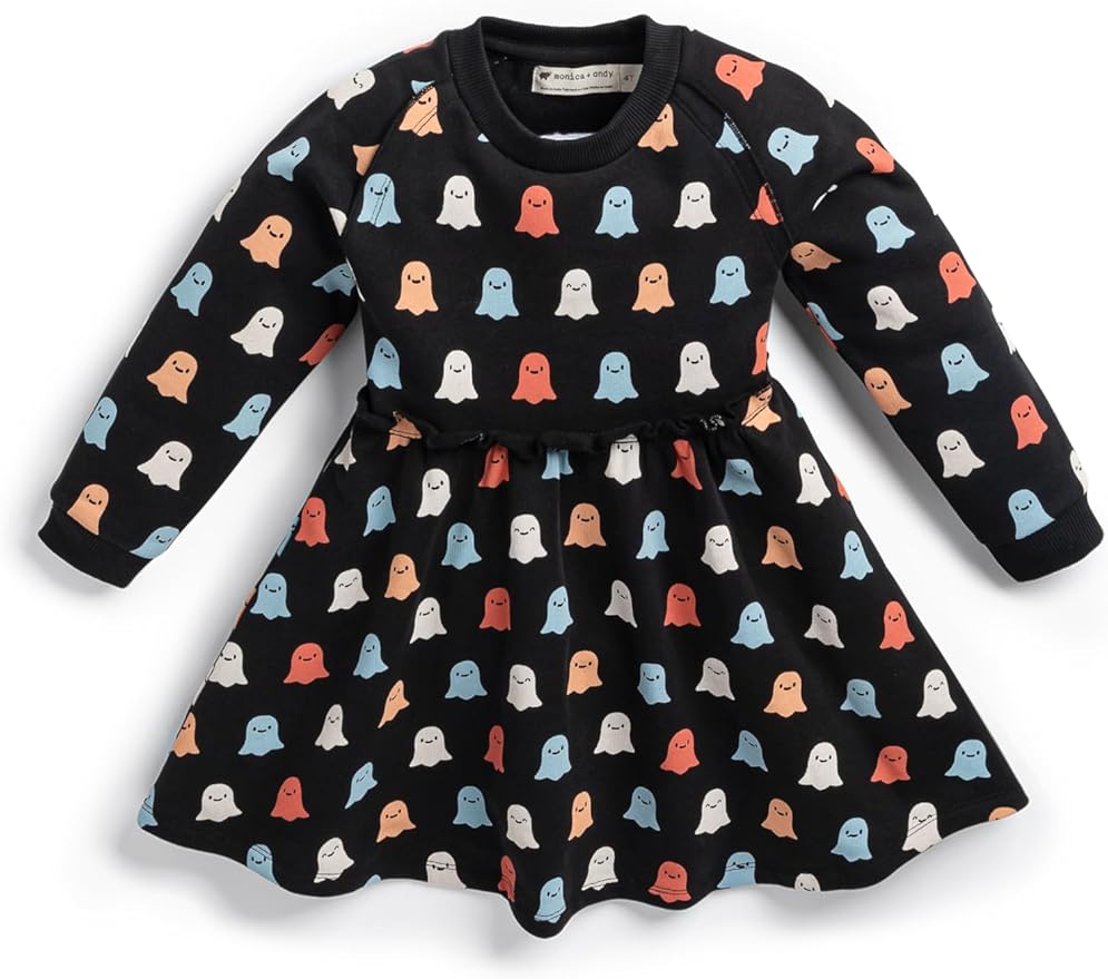 monica + andy Sporty Sweatsuit, 100% Organic Cotton Clothes for Boys & Girls, Outfit Sizes For Kids, Toddler & Infant