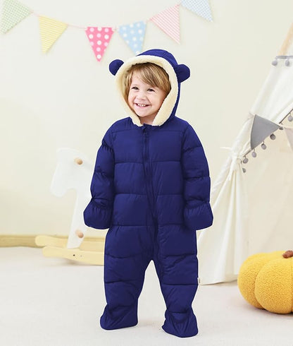 BFUSTYLE Baby Snowsuit 0-24 Months Winter Clothes Infant Boy Girl Puffer Jacket Newborn One Piece Coat with Hooded