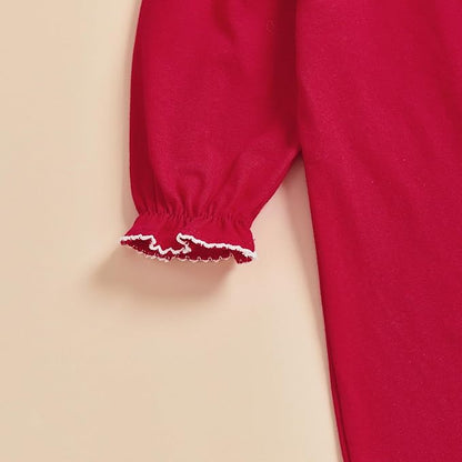 Merqwadd Baby Coming Home Outfit Boy Girl Cotton Long Sleeve Romper Jumpsuit Plain One-Piece Clothes