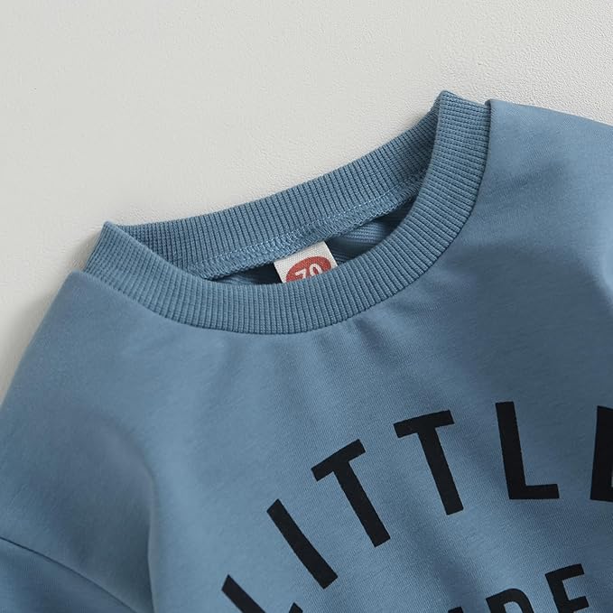 CIYCUIT Toddler Baby Boy Clothes Long Sleeve Sweatshirt Pants Set Fall Winter Outfits