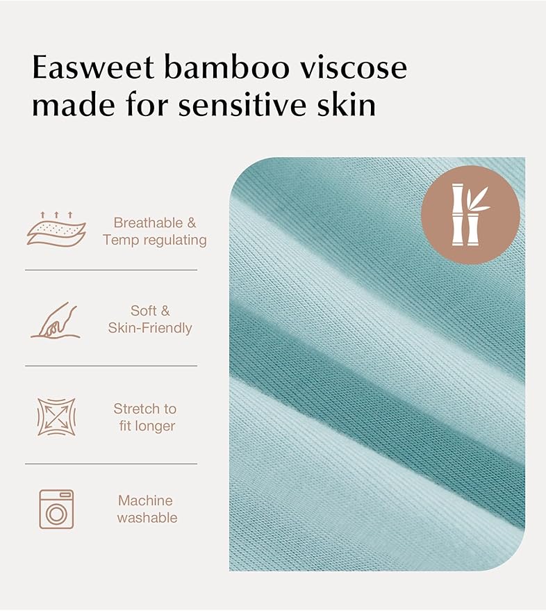 Bamboo Viscose Baby Girl Footless Pajamas Ruffled Baby Sleepers with 2 Way Zipper