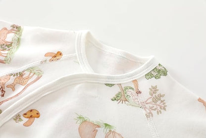 Baby Girl Boy Romper Side Snap Kimono Japanese Cotton Newborn Outfit Newborn-6M