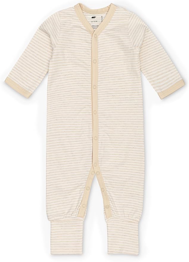 monica + andy On the Go Baby One Piece, 100% Organic Baby Clothes for Girls & Boys, Sizes For Preemie, Newborn, & Infant