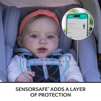 Evenflo Revolve180 LiteMax NXT Rotating Rear-Facing Lightweight Preemie and Infant Car Seat 3-30lbs. with SensorySoothe. Easy Install with Base (Agate Purple)