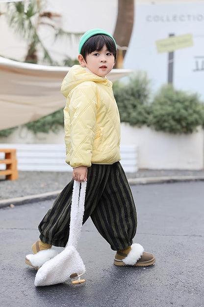 Baby Boys Girls Toddlers Winter Coats Puffer Jacket Hooded Down Snow Jacket Coat Outerwear