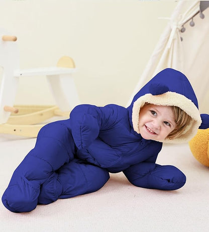 BFUSTYLE Baby Snowsuit 0-24 Months Winter Clothes Infant Boy Girl Puffer Jacket Newborn One Piece Coat with Hooded