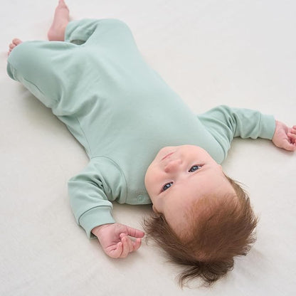 Unisex Baby Onesie, Long Sleeve 100% Cotton Baby Clothes, Baby Footless Jumpsuit