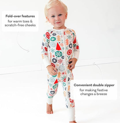 Little Sleepies Pajamas for Baby Boys & Girls, Viscose from Bamboo Baby Pajamas, Preemie & Newborn Sleepers, 2-Way Zipper PJs