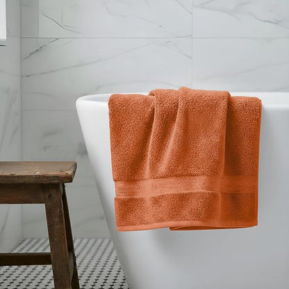Delara Organic Cotton Luxuriously Plush Bath Towel | GOTS & OEKO-TEX Certified | Premium Hotel Quality Towels | Feather Touch Technology | 650 GSM Long Staple|Soft, Quick Dry & Ultra-Absorbent 30"x58"