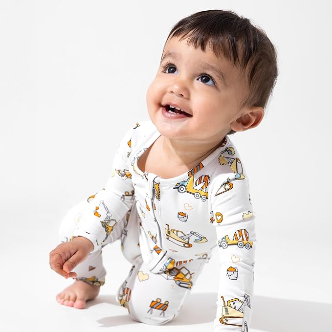 Bellabu Bear Convertible Footies for Baby Boys & Baby Girls, Family Matching Pajamas, Rayon from Bamboo