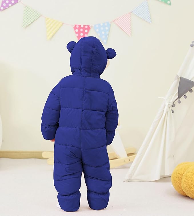 BFUSTYLE Baby Snowsuit 0-24 Months Winter Clothes Infant Boy Girl Puffer Jacket Newborn One Piece Coat with Hooded