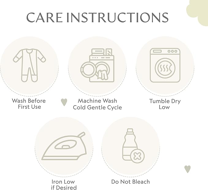 Bamboo Little Ultra-Soft Convertible Baby Romper - Gender Neutral Infant Clothes with 2-Way Zipper, Footless Sleepwear