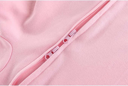 Newborn Baby Boy Girls Clothes 2-Way Zip Footed Cotton Bodysuit 3-Pack Long Sleeve Outfits 0-12Months Baby Pajamas