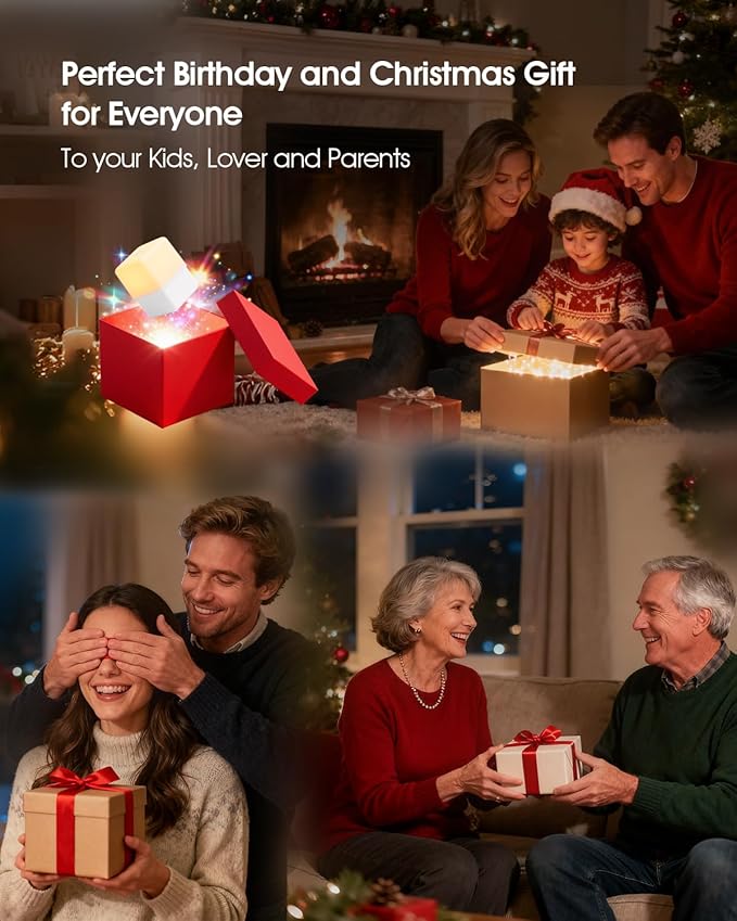 JJ&RY Cool Lift Touch Lamps for Nightstand, Cordless Warm Night Light for Baby Nursery/Sleep Aid, Dimmable/2600K Amber/2000mAh Rechargeable, Small Bedside Nightlight for Kids and Adults' Bedroom