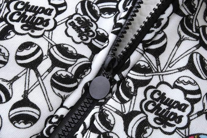 Mud Kingdom Boys Girls Full-Zip Hooded Sweatshirt Fur Lined Funny Pattern 6 Months-8 Years