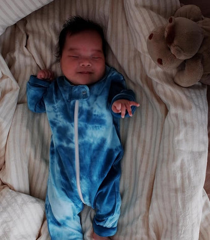 Owlivia Organic Cotton Baby Boy Girl Zip up Sleep 'N Play Pjs, Footless, Long Sleeve