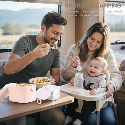 Termichy Milk-Powder Formula Dispenser Container: 14OZ Baby Formula Storage Container for Travel - Portable Formula Holder 400g