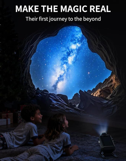 Astronaut Galaxy Projector Full-Room Immersive 3D Star Projector, Space Galaxy Projector, Large Area Home Planetarium Night Light Projector with HD Soft Light for Stress Relief Gifts Valentines Decor