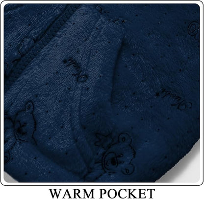 Toddler Fleece Jacket Baby Winter Coat Newborn Girl Hoodie Infant Boy Clothes 3T