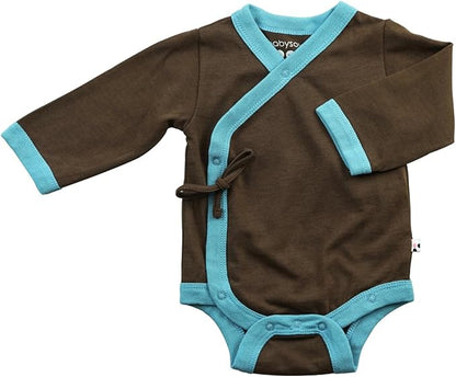 Babysoy Baby Kimono Wrap Around Onesie Bodysuit