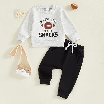 CIYCUIT Toddler Baby Boy Clothes Long Sleeve Sweatshirt Pants Set Fall Winter Outfits