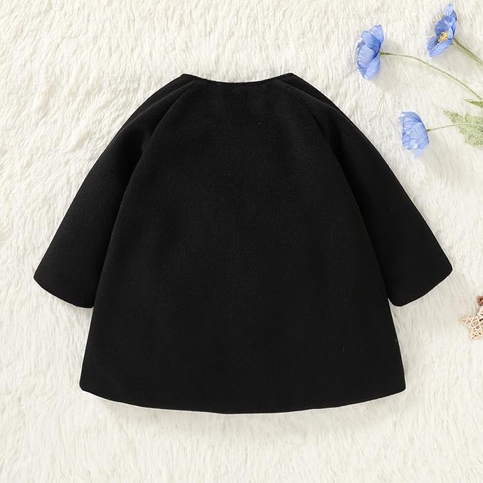 Baby Coats Fall Winter Kid Baby Girl Cloak Button Jacket Clothes Baby Outwear Clothes