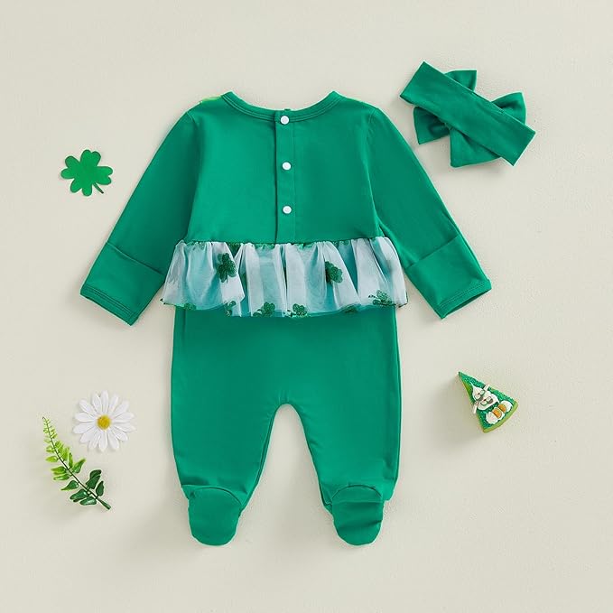 Twopumpkin My First Easter Outfit Baby Girl Newborn Bunny Onesie Ruffle Tulle Tutu Dress Romper Hooded Jumpsuit With Ear