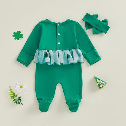 Twopumpkin My First Easter Outfit Baby Girl Newborn Bunny Onesie Ruffle Tulle Tutu Dress Romper Hooded Jumpsuit With Ear