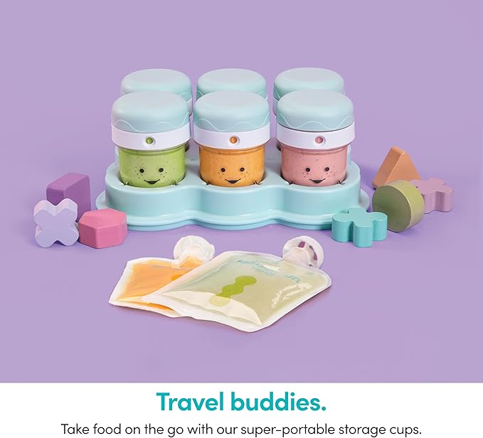 NutriBullet NBY-50100 Baby Complete Food-Making System,32-Oz,White,Blue,Clear,(Pack of 2)