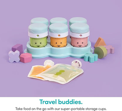 NutriBullet NBY-50100 Baby Complete Food-Making System,32-Oz,White,Blue,Clear,(Pack of 2)