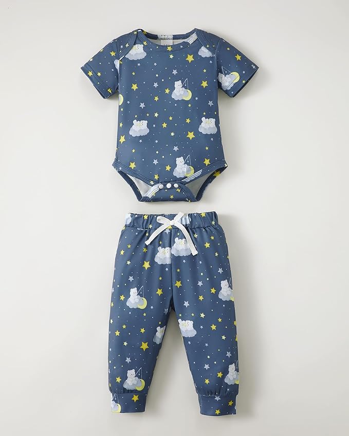 NZRVAWS Newborn Baby Boy Girl Clothes Unisex Preemie Infant Must Have Pants Set Outfits 0-18 Months 20 Pcs Essentials Gift