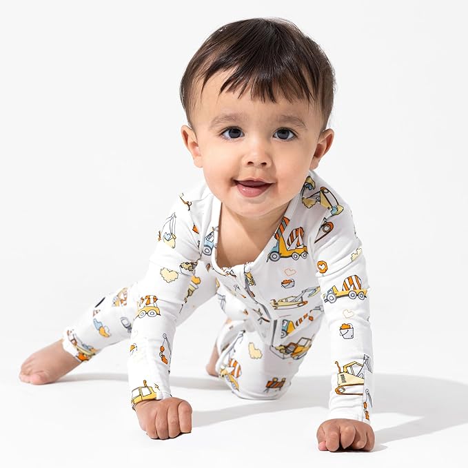 Bellabu Bear Convertible Footies for Baby Boys & Baby Girls, Family Matching Pajamas, Rayon from Bamboo