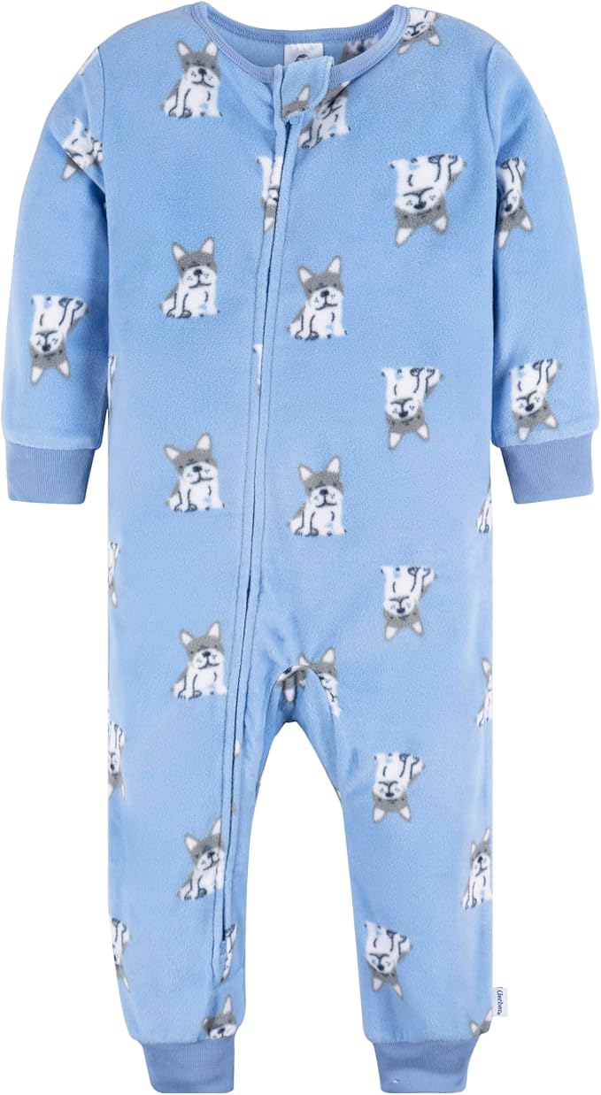 Gerber baby-boys Fleece Footless Pajamas 3-pack