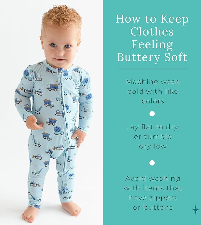 Posh Peanut Convertible Baby Sleepers - Girls Footless Baby Pajamas with 2 Way Zipper for Easy Diaper Changes