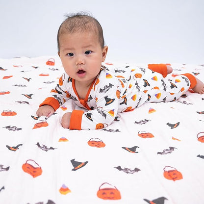 LollyBanks Baby Pajamas, 2-Way Zipper Infant Romper, 95% Viscose Made from Bamboo and 5% Spandex, Baby Sleepers