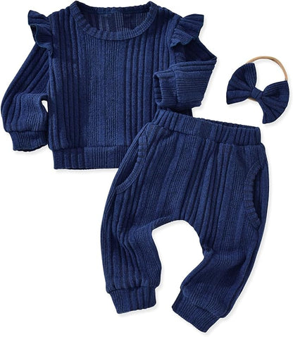 Aalizzwell Infant Baby Girl Fall Winter Outfit