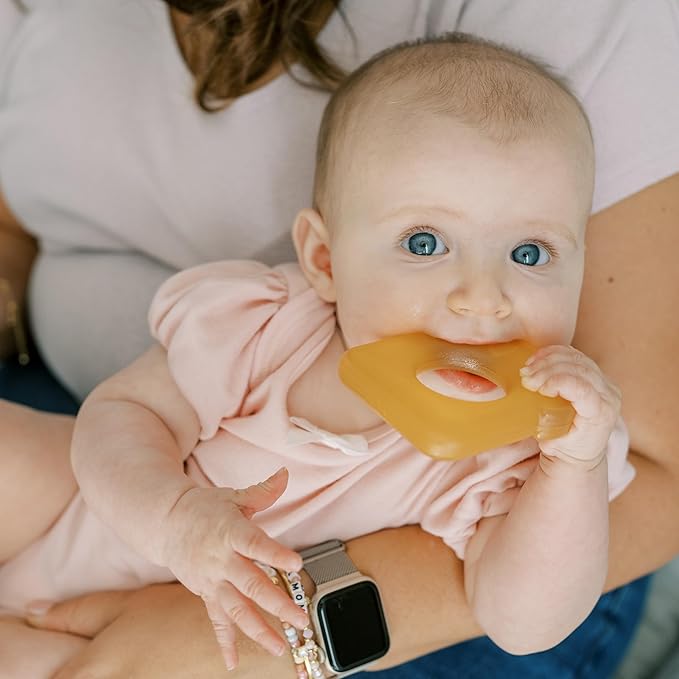 Dr. Brown's AquaCool Water-Filled Teether, Cooling Baby Teether Toy for Sore Gums, Avocado Toast Shapes, BPA Free, 3m+, 2-Pack