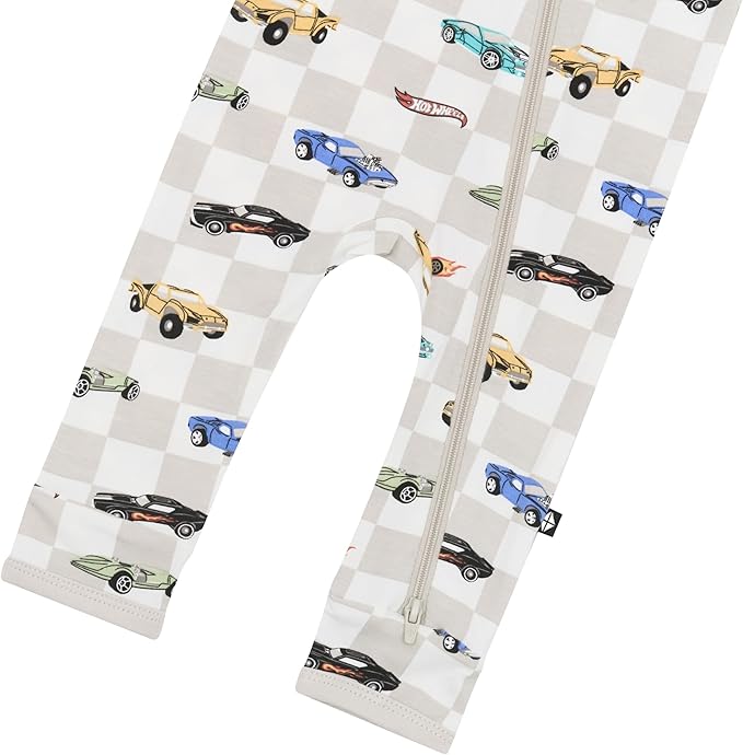 KYTE BABY Unisex Rayon Made From Bamboo Zippered Rompers 0-24 Months