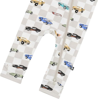 KYTE BABY Unisex Rayon Made From Bamboo Zippered Rompers 0-24 Months