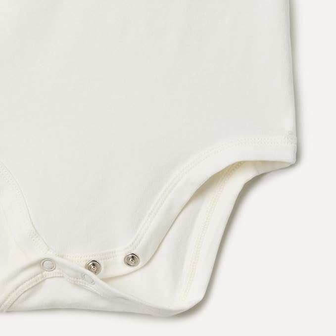 Amazon Essentials x Sofia Grainge Baby Girls' Long-Sleeve Ruffle Collar Bodysuit, Pack of 2