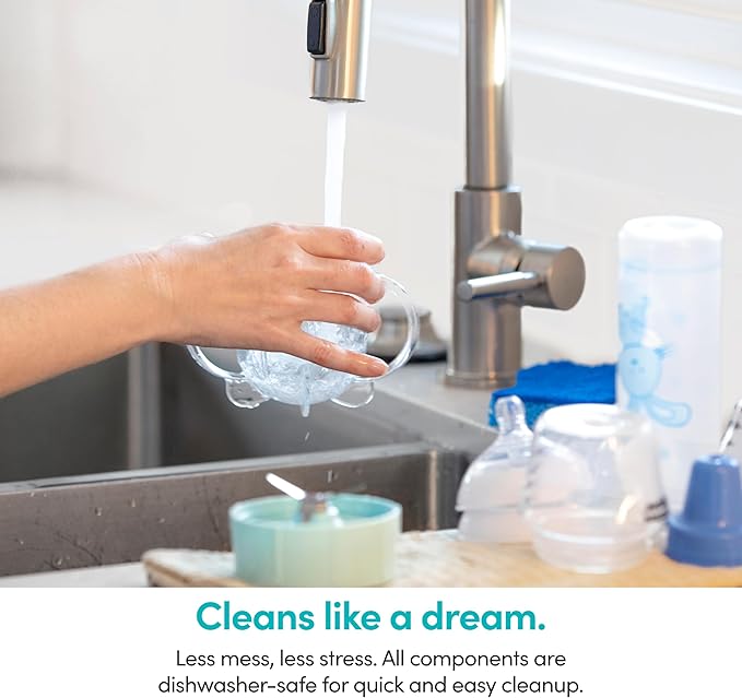 NutriBullet NBY-50100 Baby Complete Food-Making System,32-Oz,White,Blue,Clear,(Pack of 2)