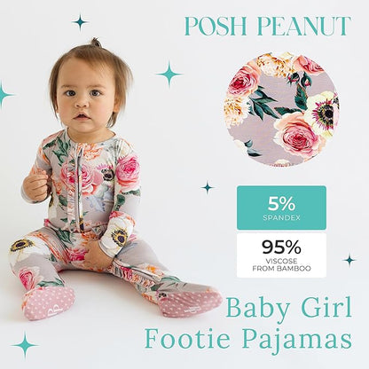 Ruffled Zippered Vintage Pink Rose One Piece