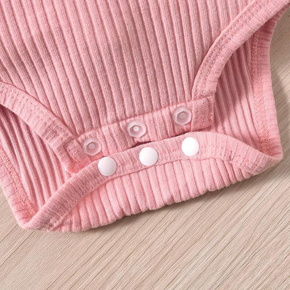Unutiylo Preemie Newborn Baby Girl Clothes Romper Suspender Dress Fall Winter Outfits Ruffle Long Sleeve Jumpsuit