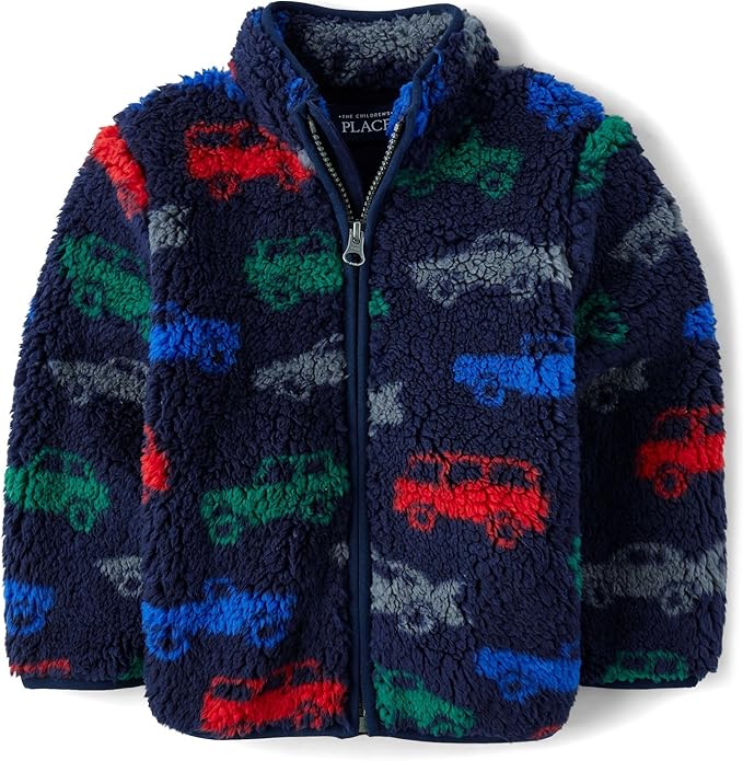 The Children's Place Baby Boys And Toddler Cozy Fuzzy Sherpa JacketJacket